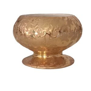 Vintage Swetye Weeping Gold Painted 3" Pedestal Bowl